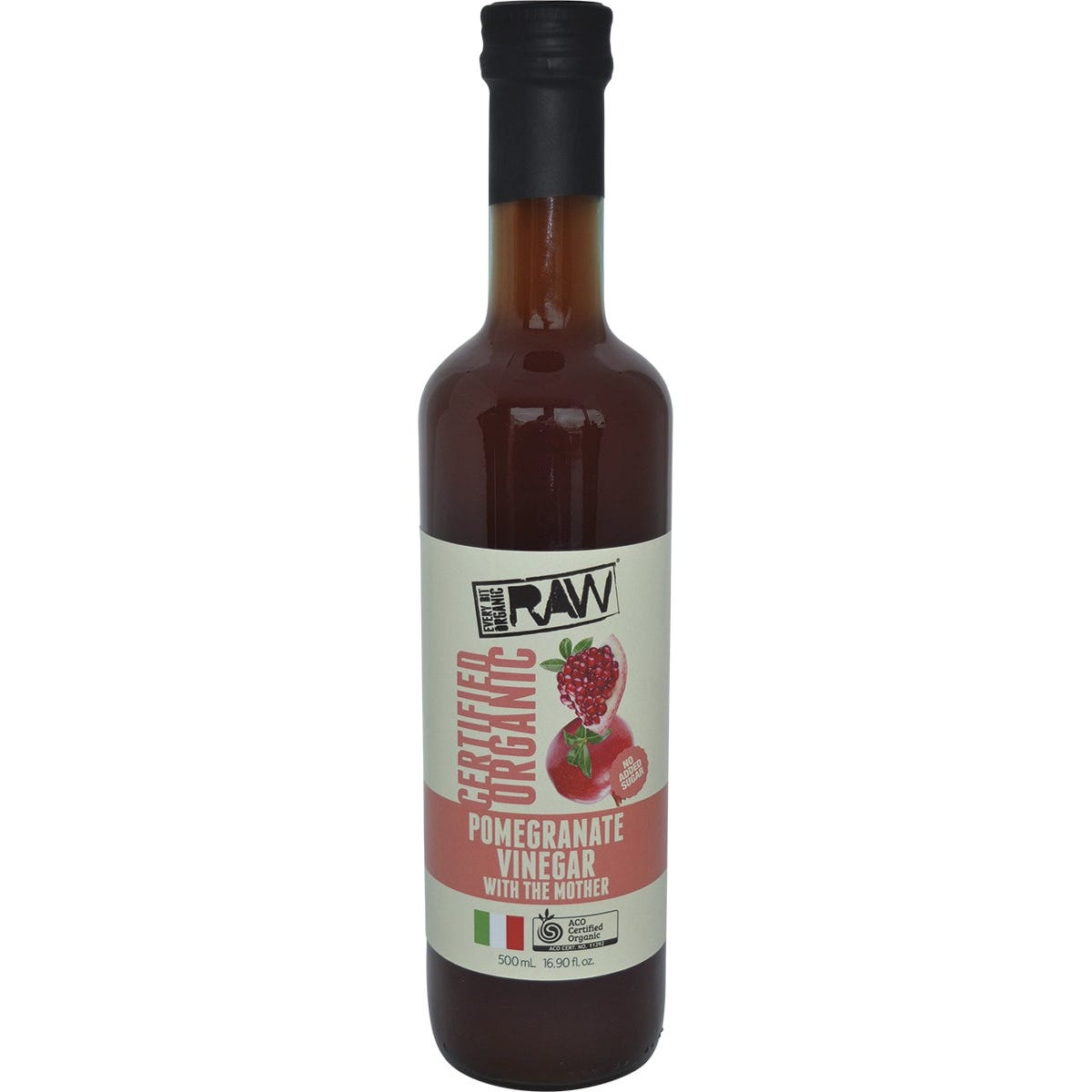 Every Bit Organic- Pomegranate Vinegar with The Mother-6x500ml