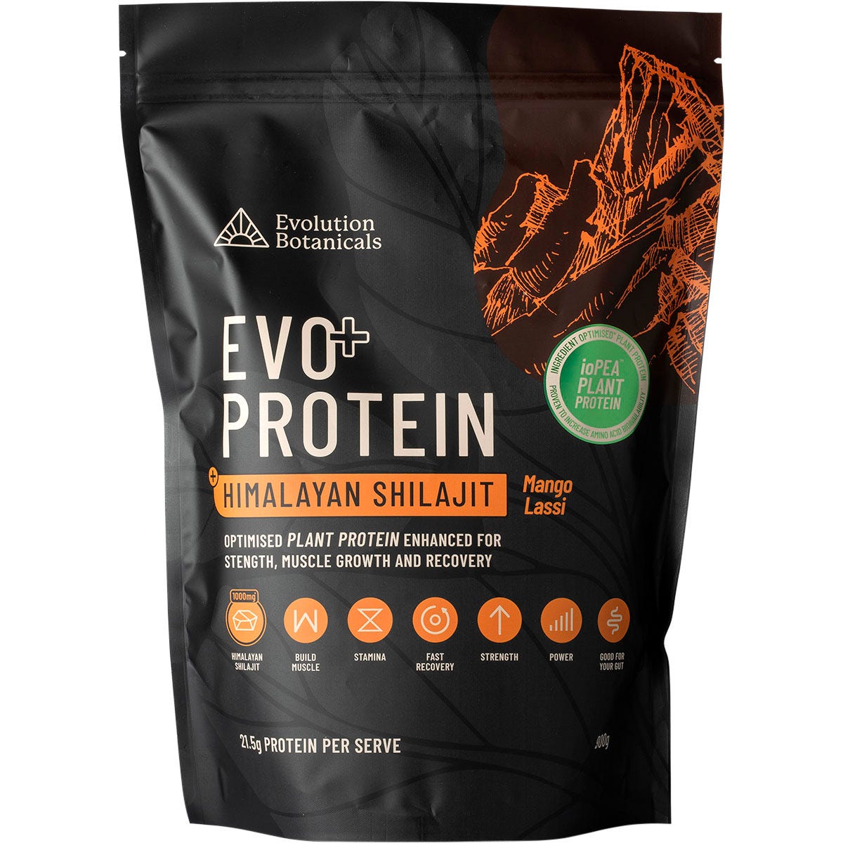 Evolution Botanicals- EVO+ Protein + Himalayan Shilajit Mango Lassi-900g