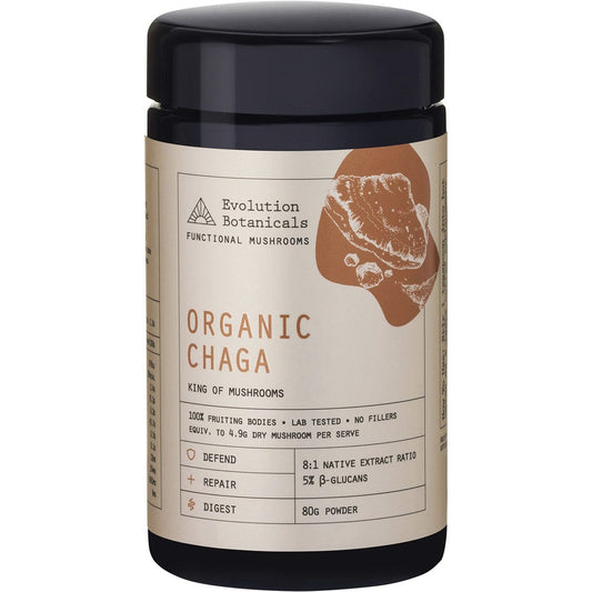 Evolution Botanicals- Organic Chaga King of Mushrooms-80g