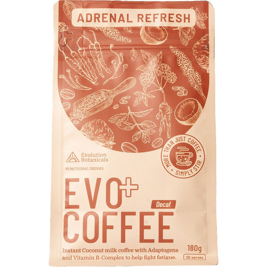 Evolution Botanicals- EVO+ Coffee Decaf Adrenal Refresh-180g