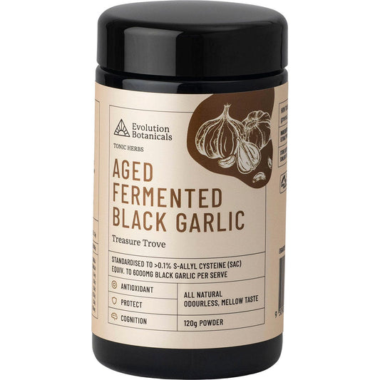 Evolution Botanicals- Aged Fermented Black Garlic-120g