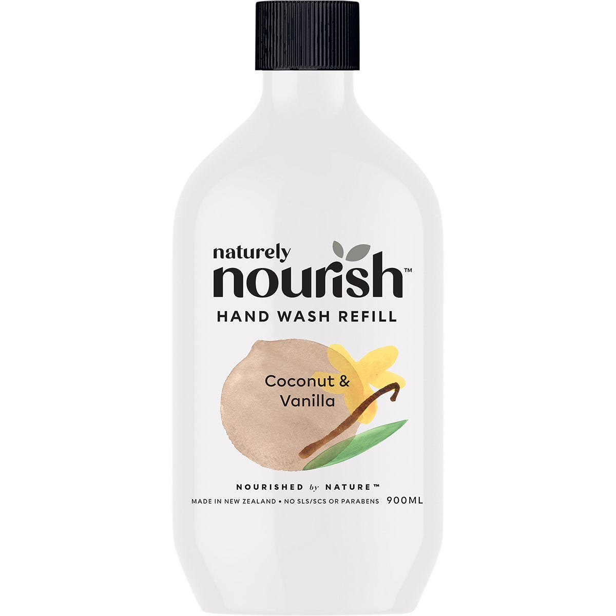 Naturely Nourish- Hand Wash Coconut & Vanilla-900ml