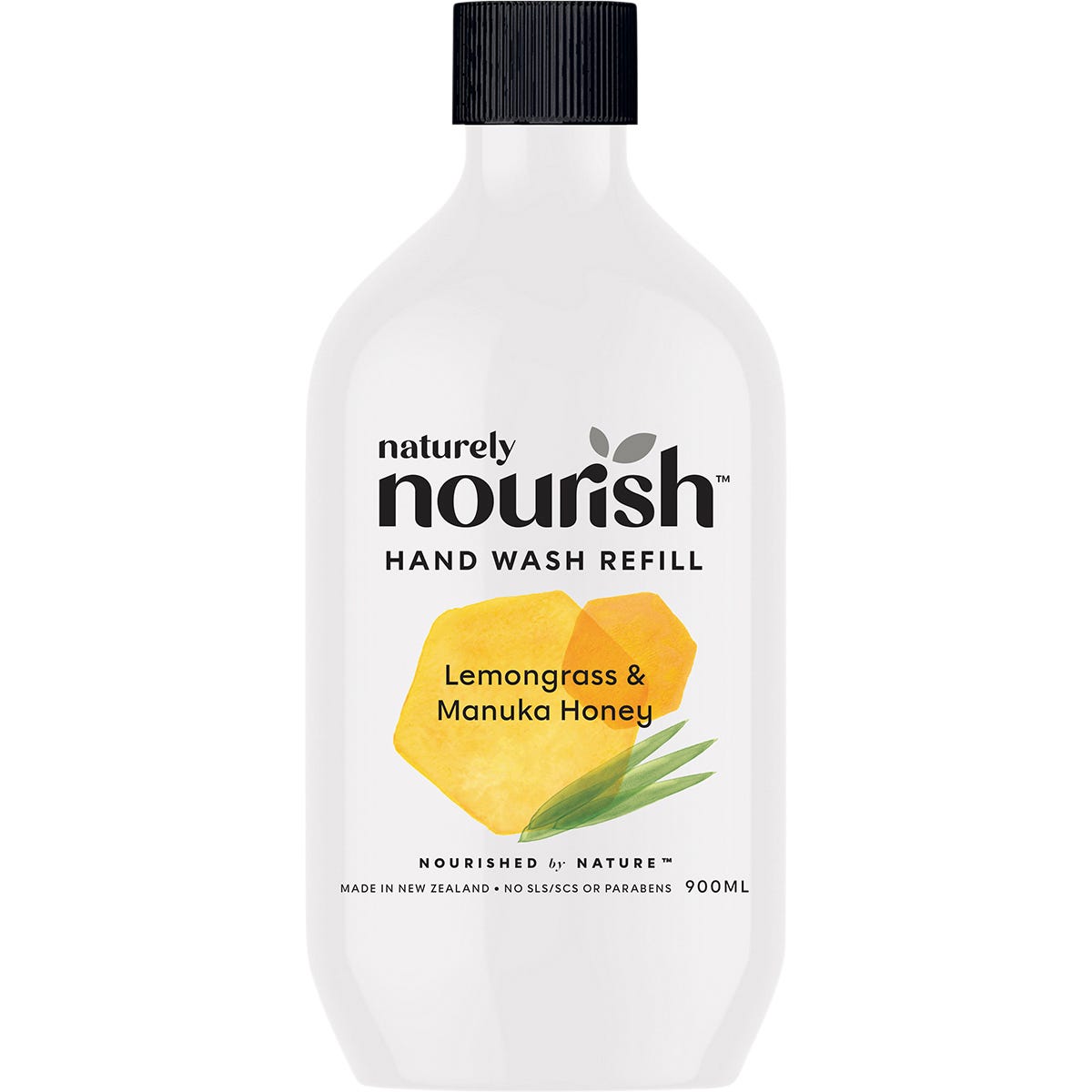 Naturely Nourish- Hand Wash Lemongrass & Manuka Honey-900ml