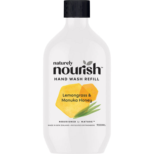 Naturely Nourish- Hand Wash Lemongrass & Manuka Honey-900ml