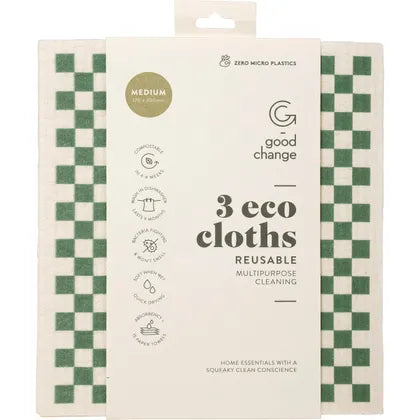 Good Change Store- Eco Cloth Medium-3pk