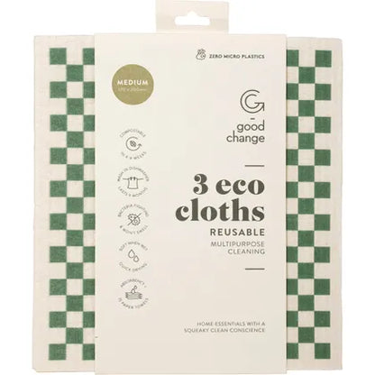 Good Change Store- Eco Cloth Medium-3pk