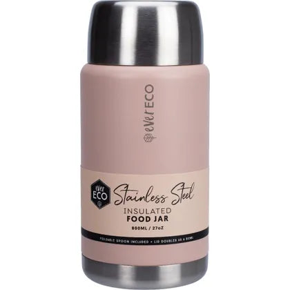 Ever Eco- Insulated Stainless Steel Food Jar Rose-800ml