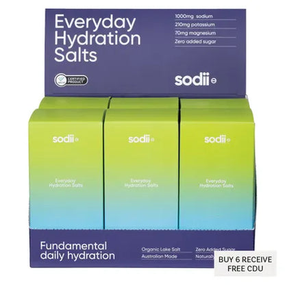 Sodii- Everyday Hydration Salts Salty Citrus-30pk