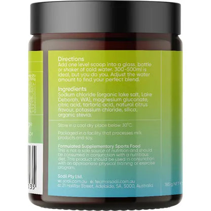 Sodii- Everyday Hydration Salts Salty Citrus-185g