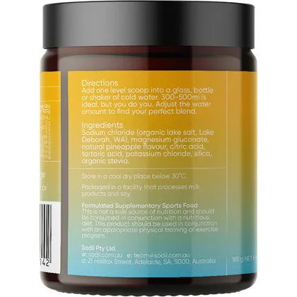 Sodii- Everyday Hydration Salts Salty Pineapple-185g