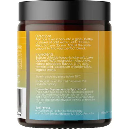 Sodii- Everyday Hydration Salts Salty Pineapple-185g