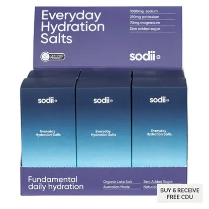 Sodii- Everyday Hydration Salts Unflavoured-30pk