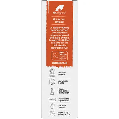 Dr. Organic- Eye Serum Tightening Organic Moroccan Argan Oil-30ml