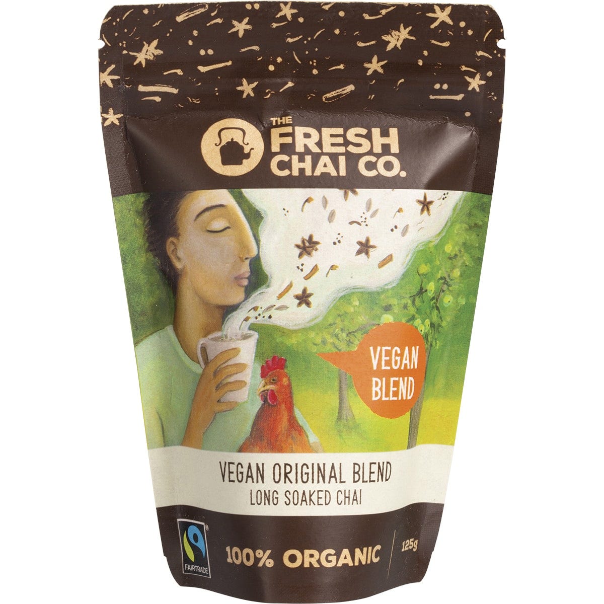 The Fresh Chai Co.- Vegan Original Blend Long Soaked Chai-125g