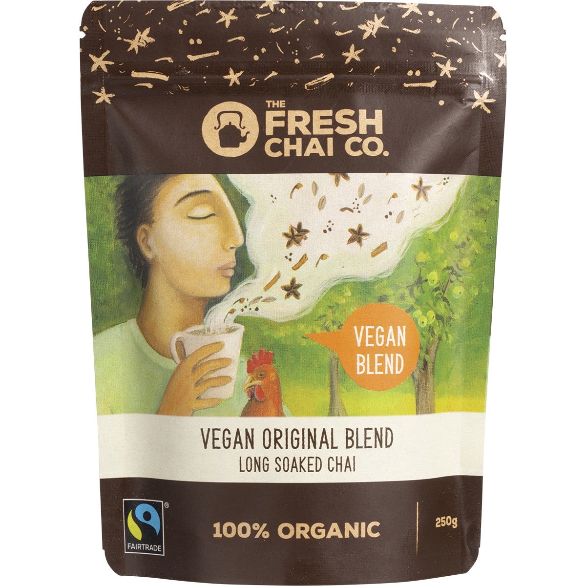 The Fresh Chai Co.- Vegan Original Blend Long Soaked Chai-250g