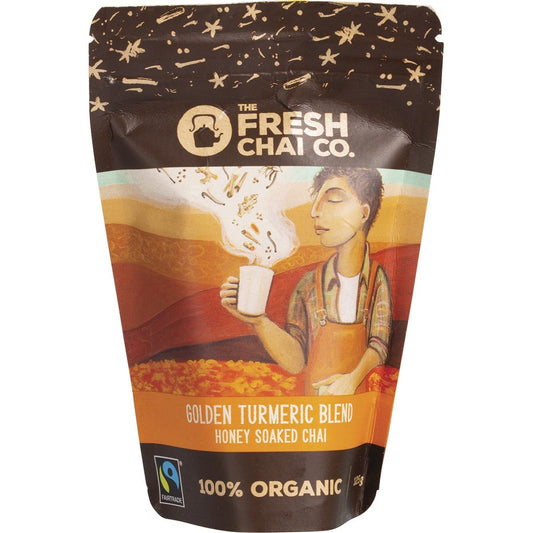 The Fresh Chai Co.- Golden Turmeric Blend Honey Soaked Chai-125g