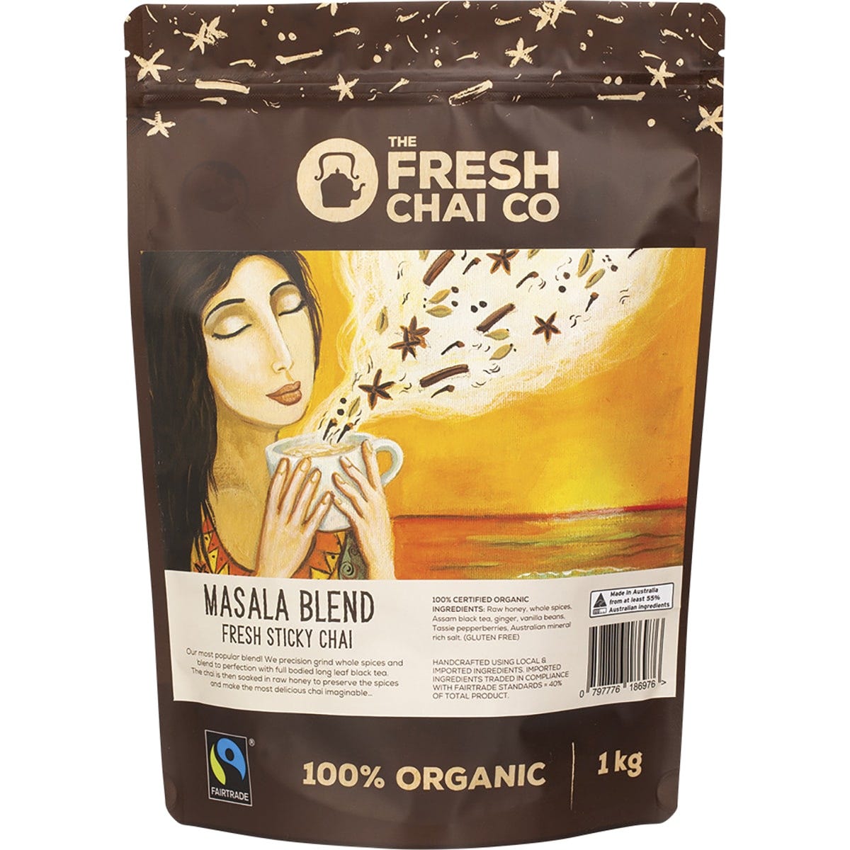 The Fresh Chai Co.- Masala Blend Fresh Sticky Chai-1kg