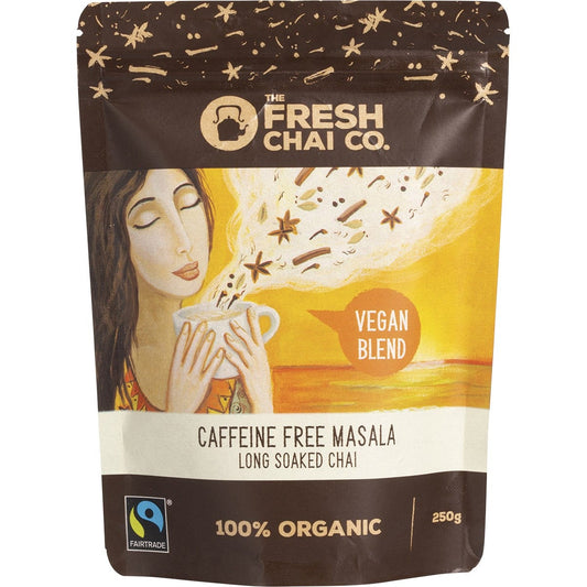 The Fresh Chai Co.- Vegan Caffeine Free Masala Long Soaked Chai-250g