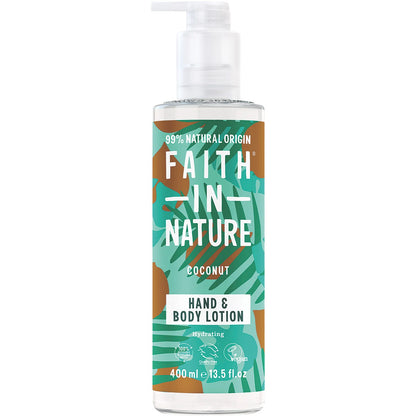 Faith In Nature- Hand & Body Lotion Hydrating Coconut-400ml