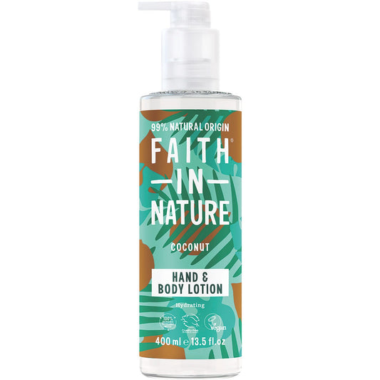 Faith In Nature- Hand & Body Lotion Hydrating Coconut-400ml
