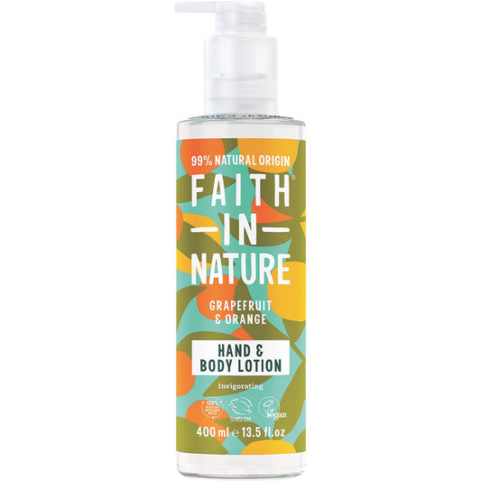 Faith In Nature- Body Wash Energising Grapefruit & Orange-400ml