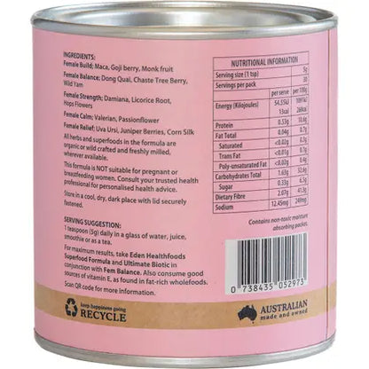 Eden Healthfoods- Fem Balance-150g