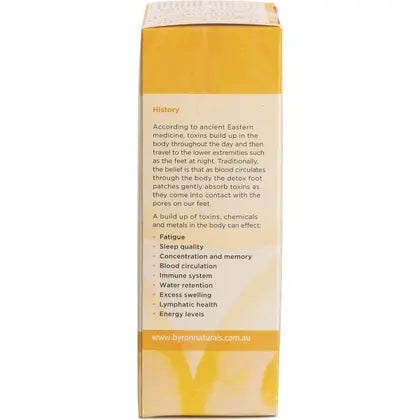Byron Naturals- Foot Patches (Contains 14 Patches)-7 Pairs