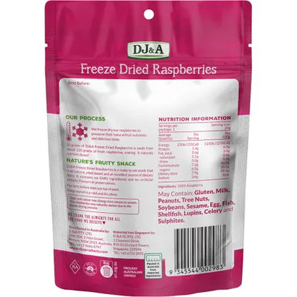 DJ&A- Freeze Dried Raspberries-10x20g