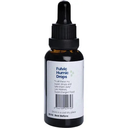 Supercharged Food- Fulvic Humic Concentrate Drops-30ml