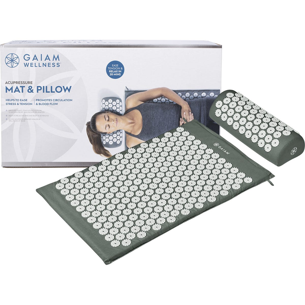 Gaiam- Acupressure Mat & Pillow