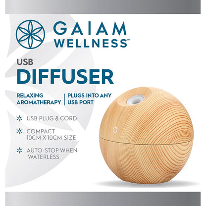 Gaiam- Diffuser with USB 10cm x 10cm