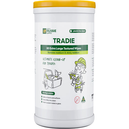 Great Aussie Wipes- Tradie Extra Large Textured Wipes -80pk