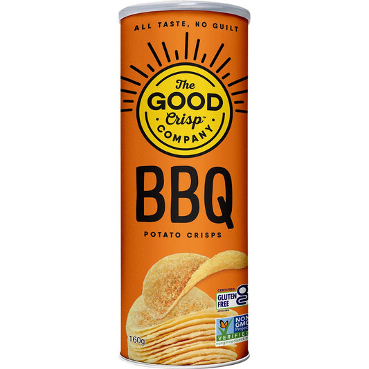 The Good Crisp Company- Potato Crisps BBQ-8x160g