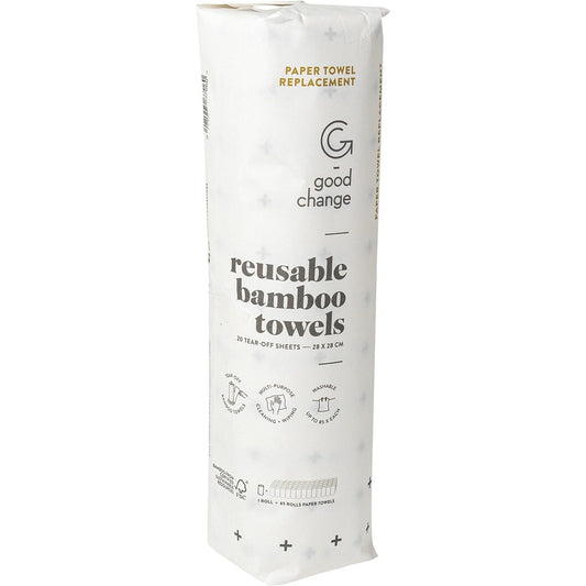 Good Change Store- Reusable Bamboo Towels 20 sheets