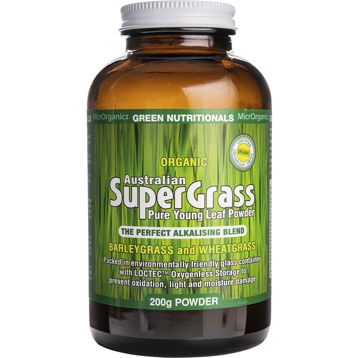 Green Nutritionals- Organic Supergrass Powder-200g