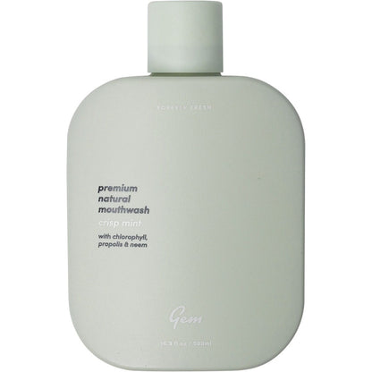 Gem- Mouthwash Premium Natural Crisp Mint-500ml