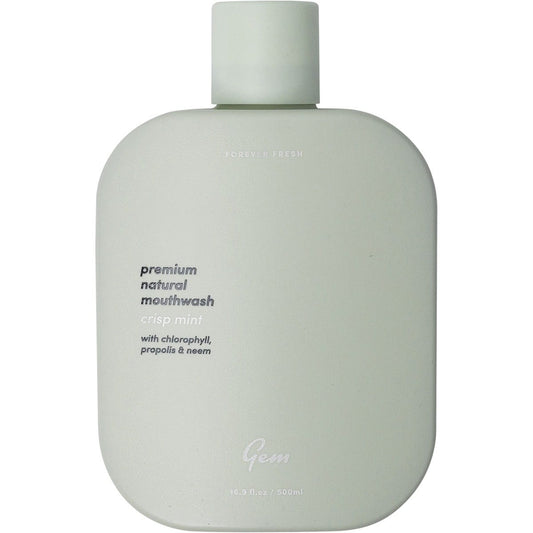 Gem- Mouthwash Premium Natural Crisp Mint-500ml