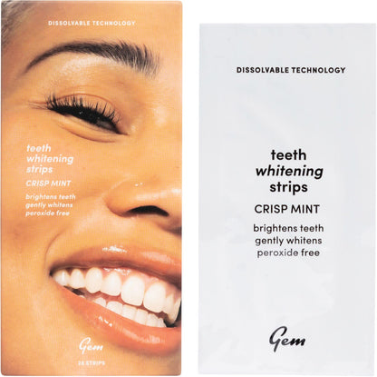 Gem- Whitening Strips Crisp Mint-28pcs