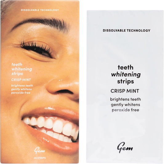 Gem- Whitening Strips Crisp Mint-28pcs