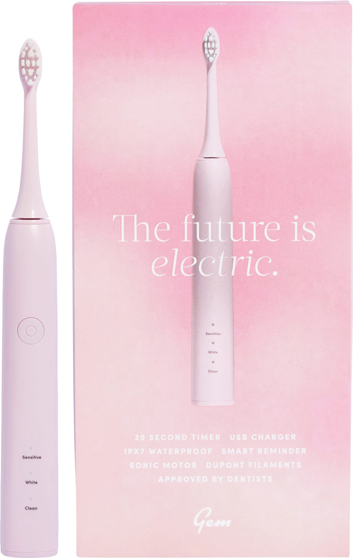 Gem- Electric Toothbrush Coconut
