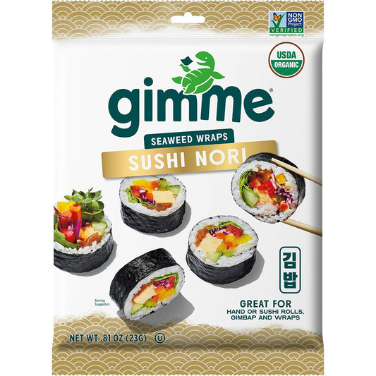 GIMME- Roasted Seaweed Sushi Nori 9 Sheets-23g