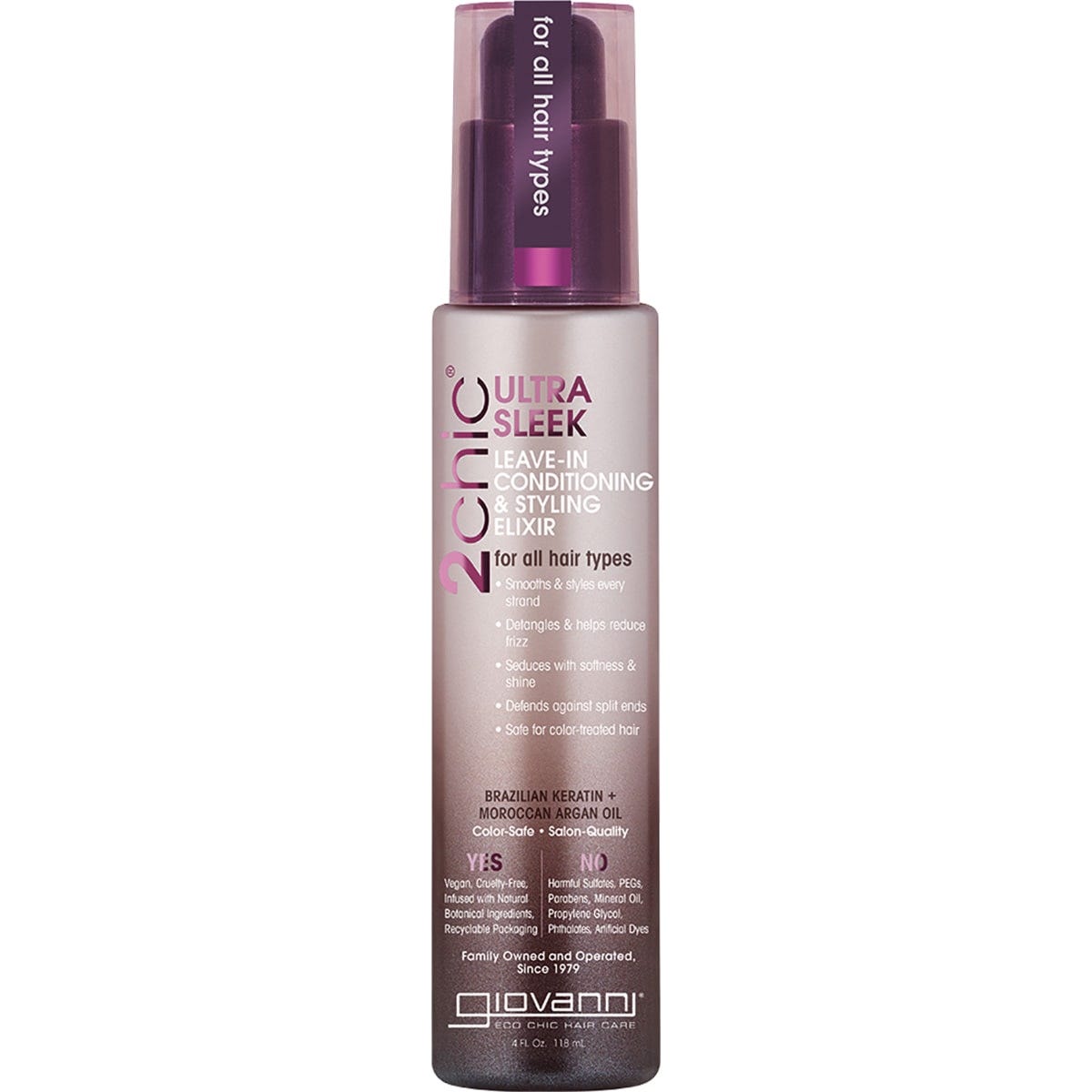 Giovanni- Leave-in Conditioner 2chic Ultra Sleek All Hair-118ml