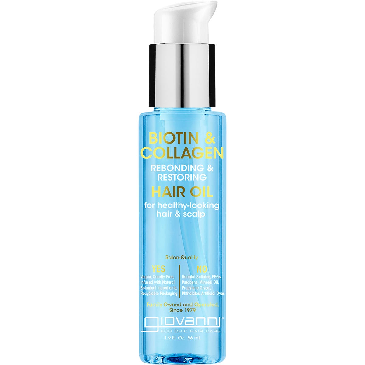 Giovanni- Hair Oil Biotin & Collagen Rebond & Restore-56ml
