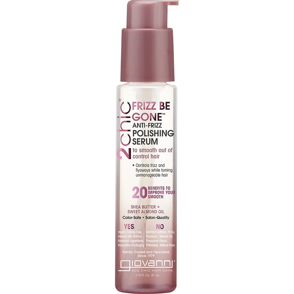 Giovanni- Anti-Frizz Serum 2chic Frizz Be Gone Frizzy Hair-81ml