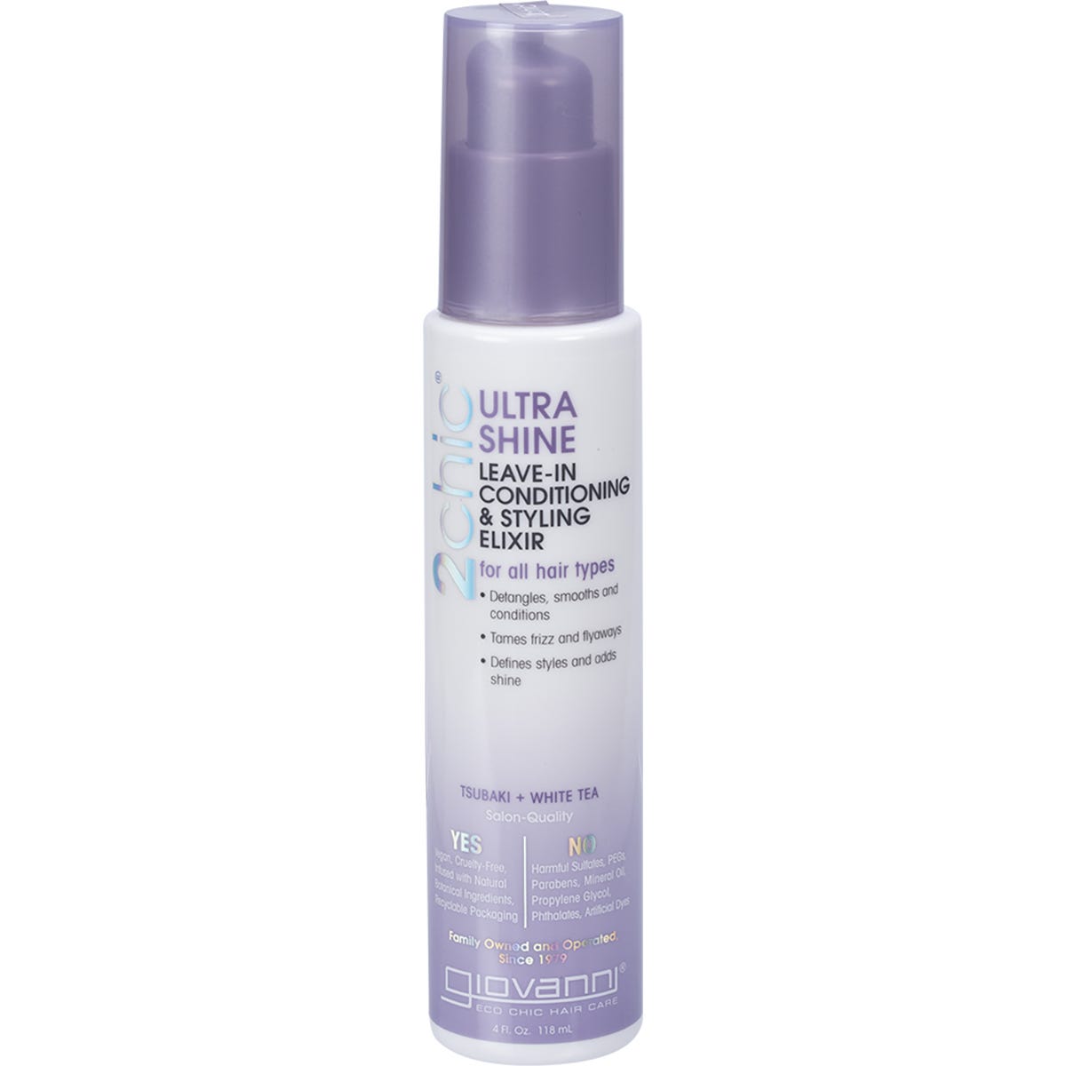 Giovanni- Leave-in Conditioner 2chic Ultra Shine All Hair-118ml
