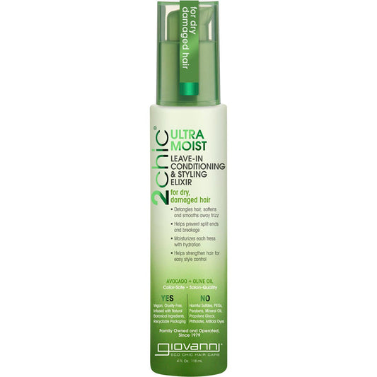 Giovanni- Leave-in Conditioner 2chic Ultra Moist Dry, Damaged-118ml
