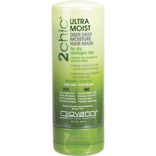 Giovanni- Hair Mask 2chic Ultra Moist Dry, Damaged Hair-147ml