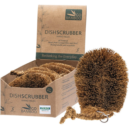 Go Bamboo- Dish Scrubber-x5