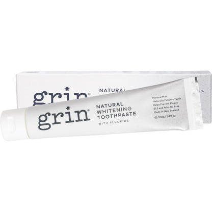 Grin- Toothpaste Whitening with Fluoride-100g