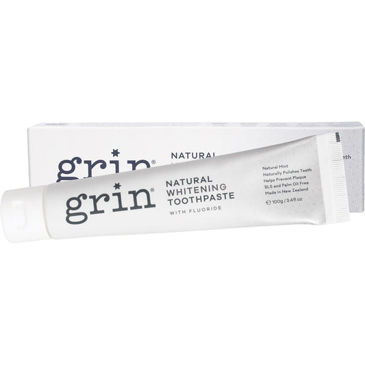 Grin- Toothpaste Whitening with Fluoride-100g